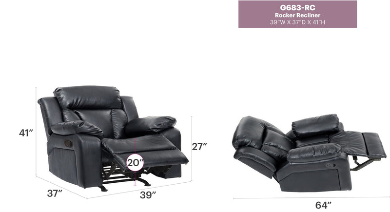 Comfortable Rocking Motion Recliner by HouseOfZazla