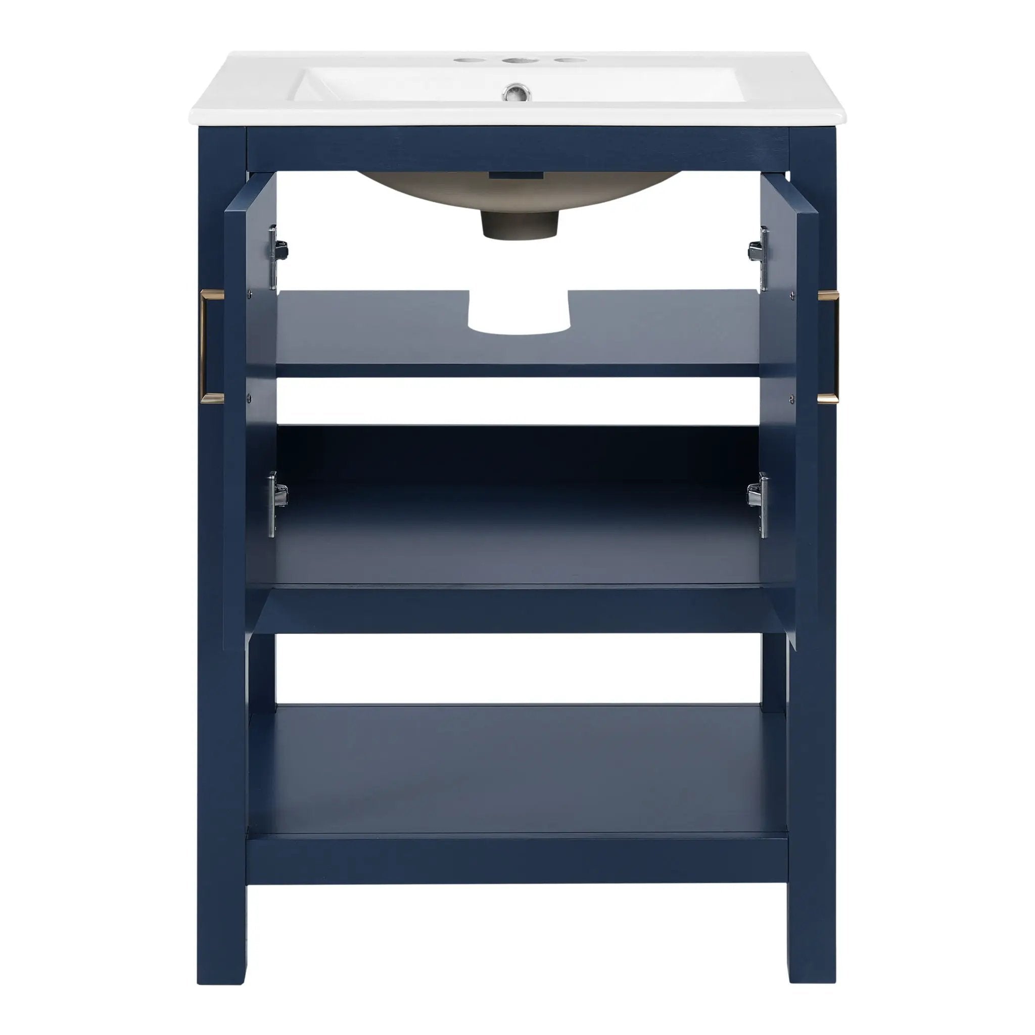 Modern Bathroom Vanity With Elegant Twill Design by HouseOfZazla