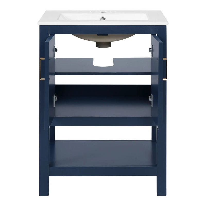 Modern Bathroom Vanity With Elegant Twill Design by HouseOfZazla