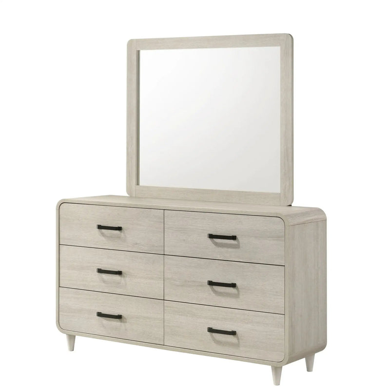 6 Drawer Dresser With Ample Storage Space - Antique White by Unique Piece Furniture