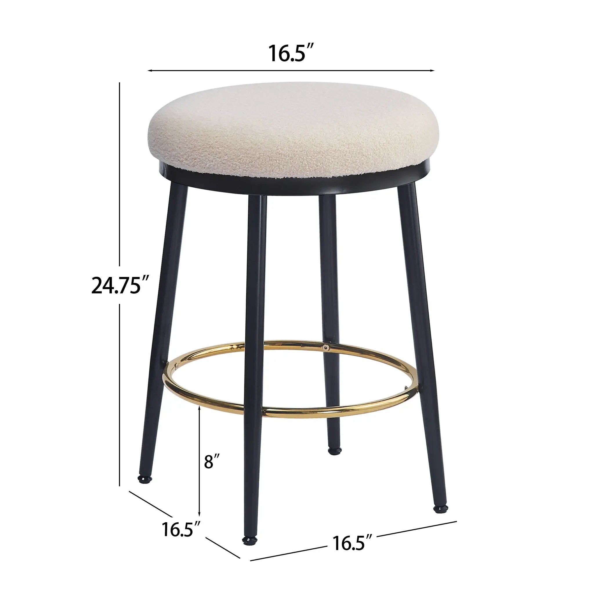 Stylish Design Counter Stools (Set of 2) by HouseOfZazla