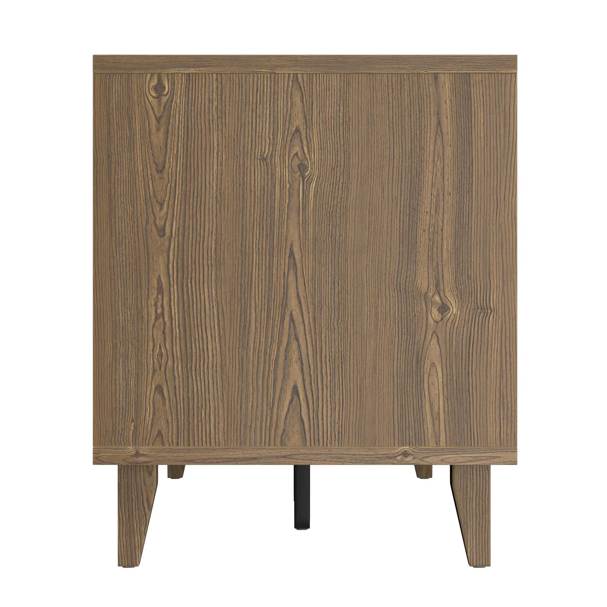 Modern 60 Inch TV Stand in Classic Walnut Finish by HouseOfZazla