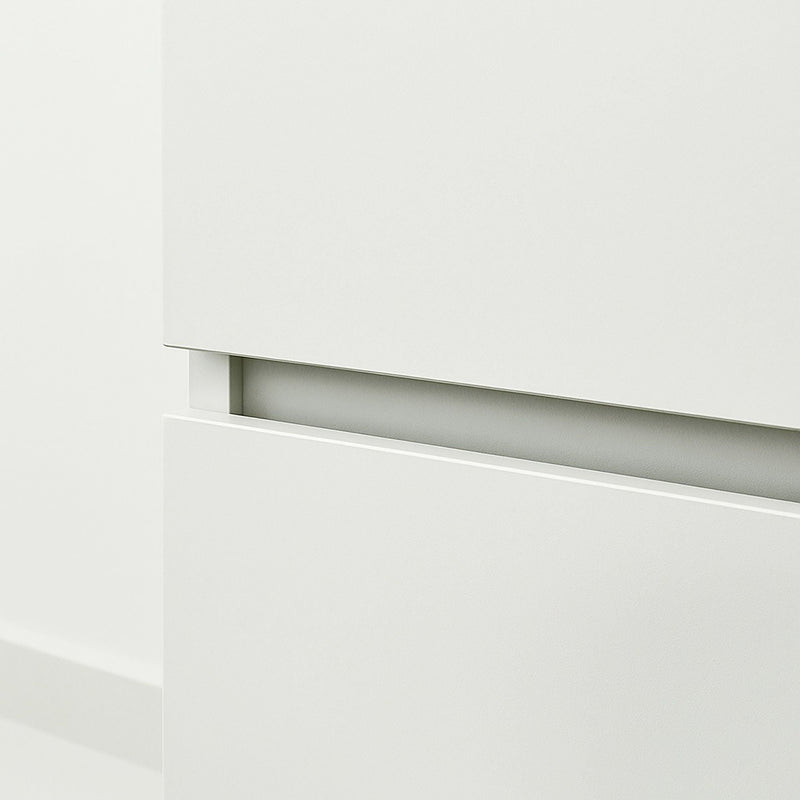 Elise - Modular Closet System With Mirror And Customizable Storage - White by HouseOfZazla