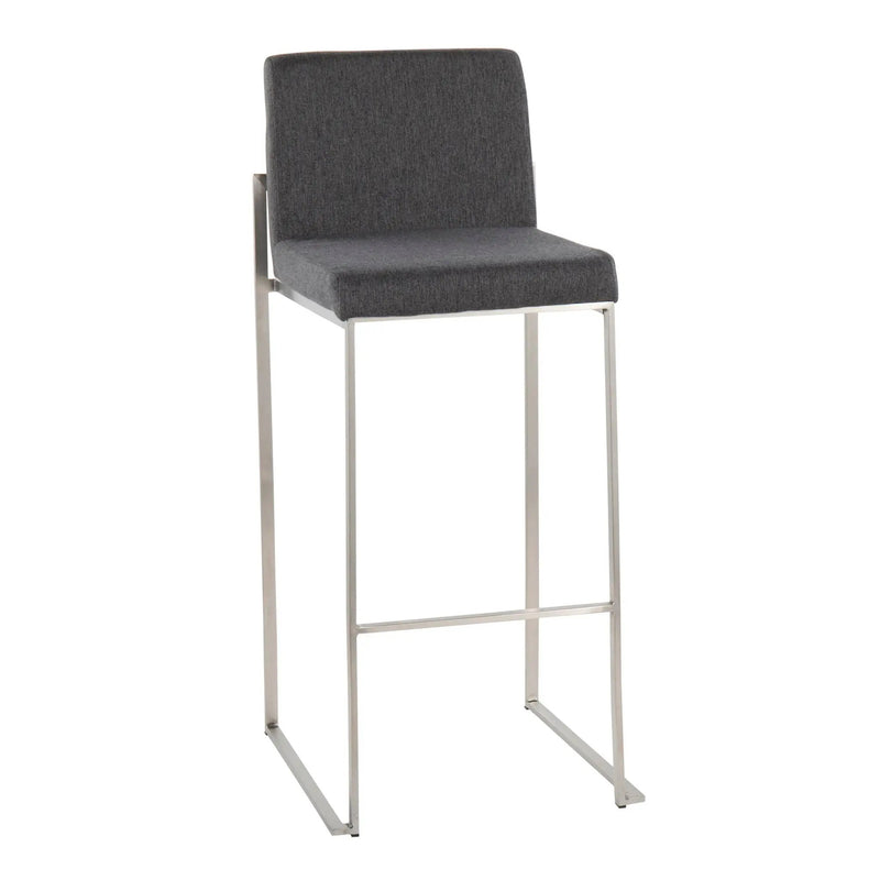Fuji - Contemporary And Modern Elegance High Back Barstool by Unique Piece Furniture