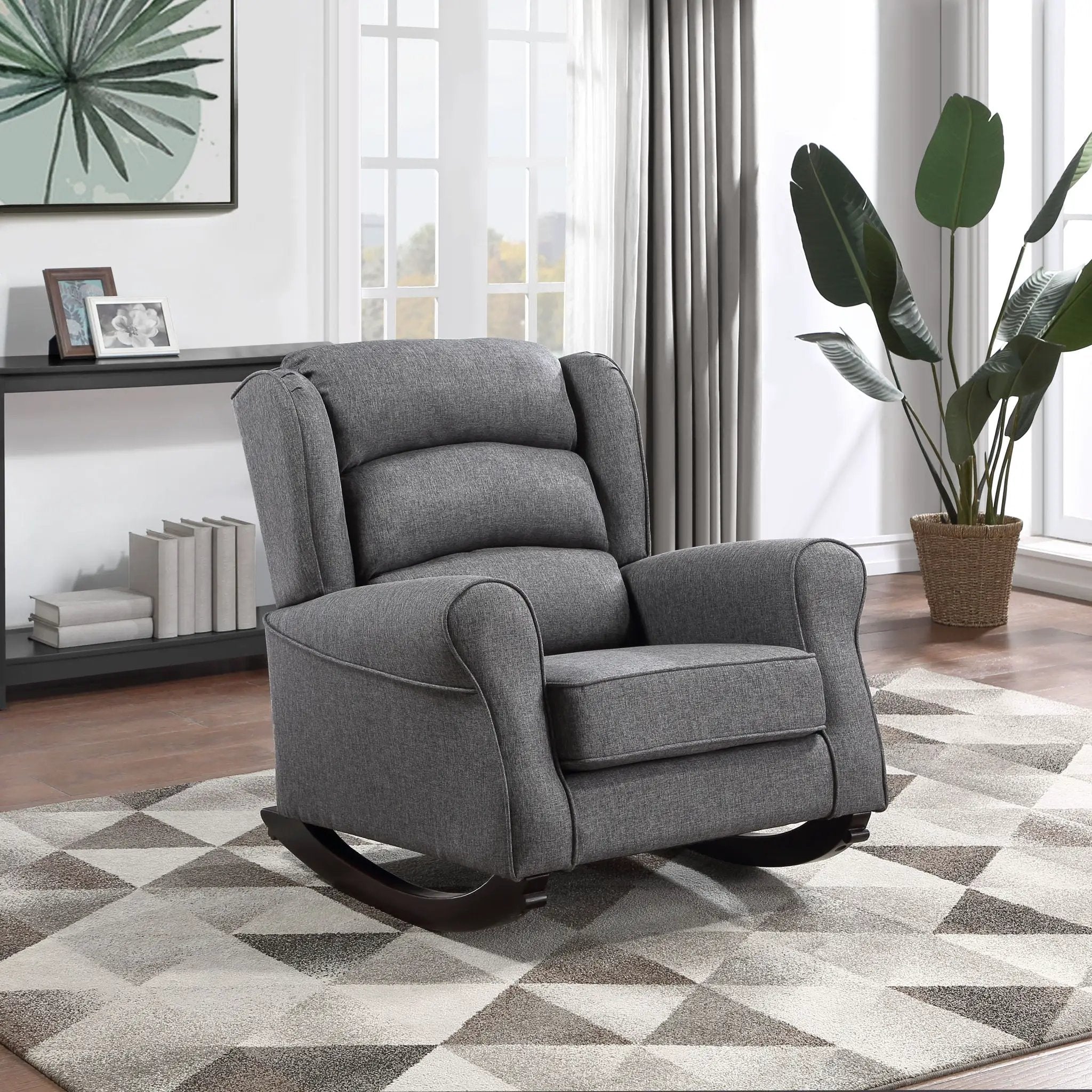 Fabien - Rocking Chair - Gray by Unique Piece Furniture