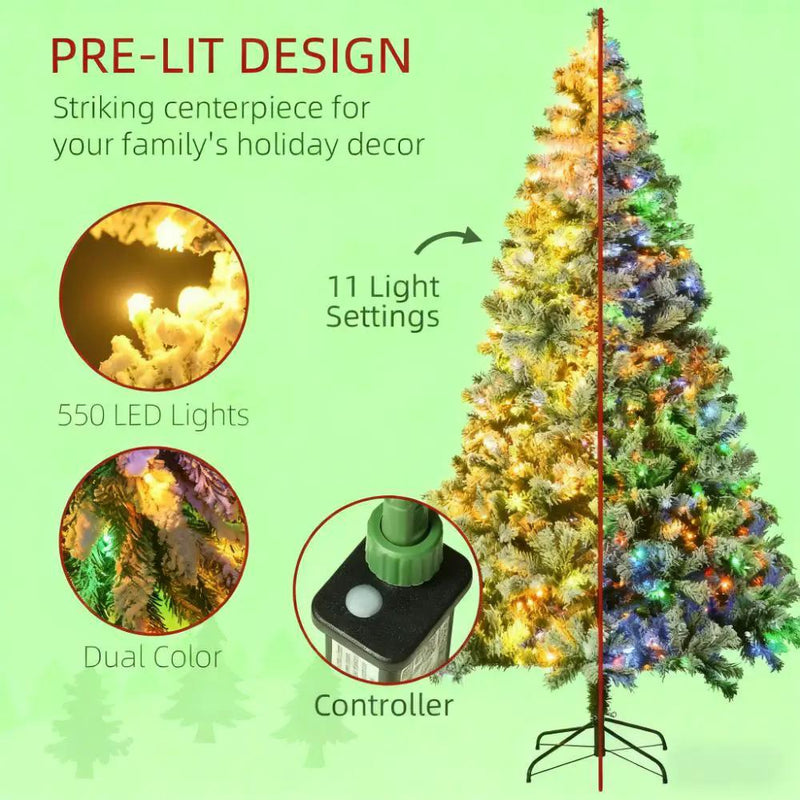 Artificial Snow Christmas Trees with Frosted Branches by HouseOfZazla