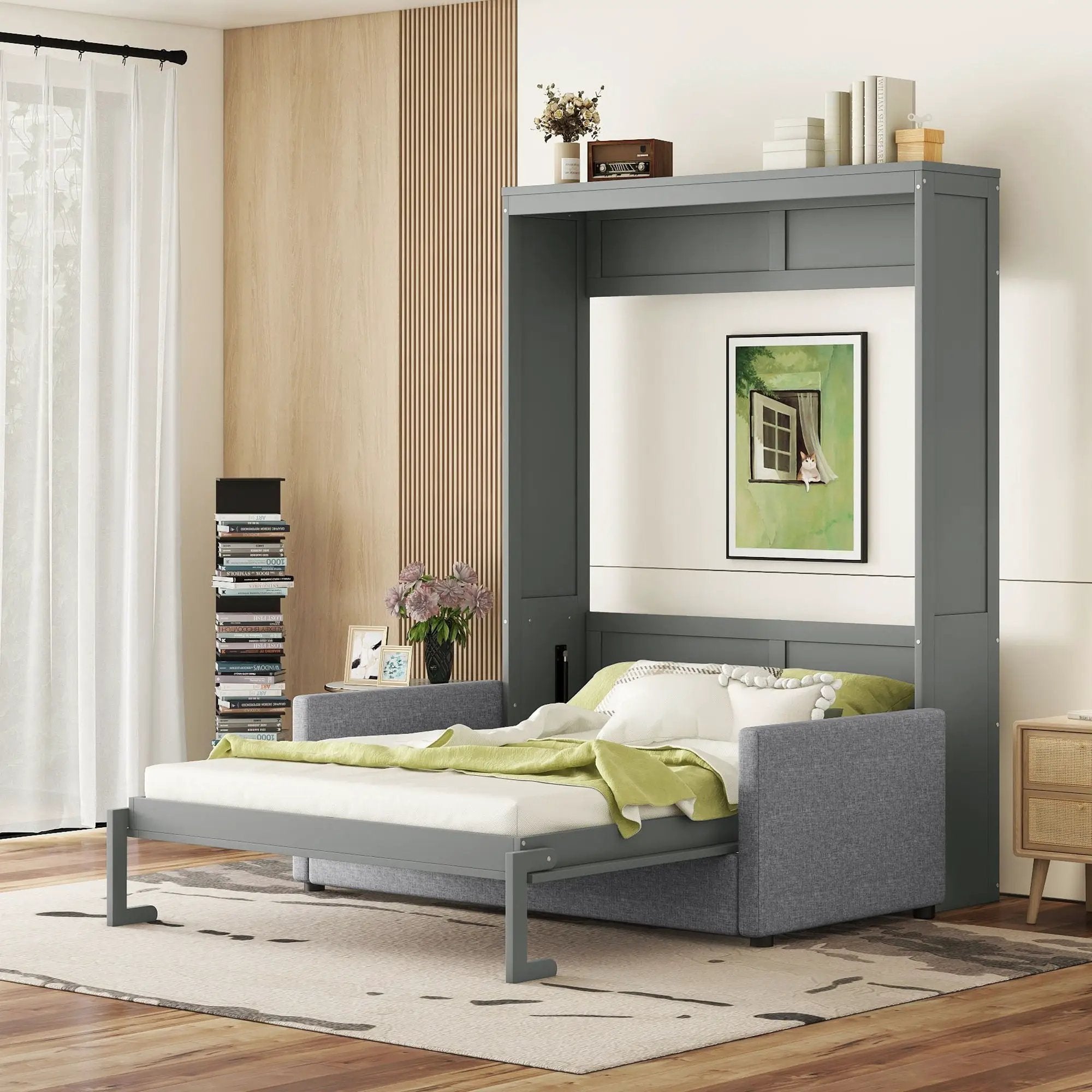 Murphy Wall Bed With Cushion by HouseOfZazla
