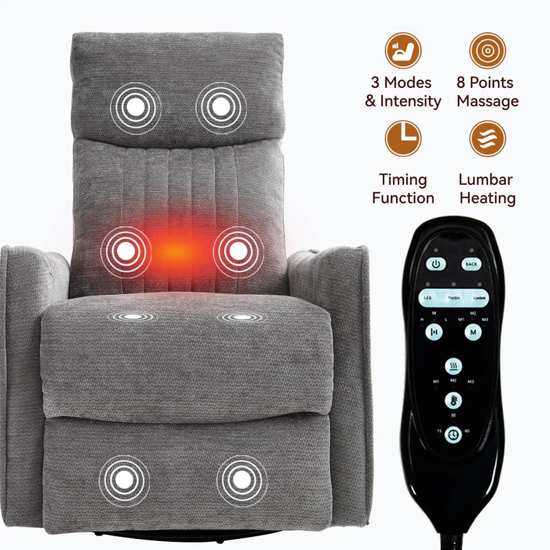 ComfortMax Dark Gray Recliner Chair by HouseOfZazla