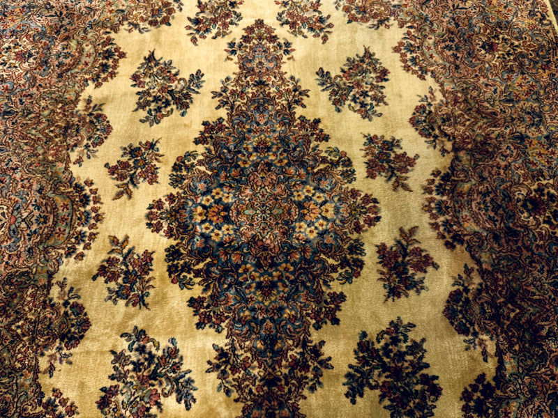 Karastan Kirman Rug #781, Antique Karastan Oriental Carpet 8.8 x 12, Wool Area Rug, Original Collection 700 Series, Rare Discontinued by Jewel Rugs