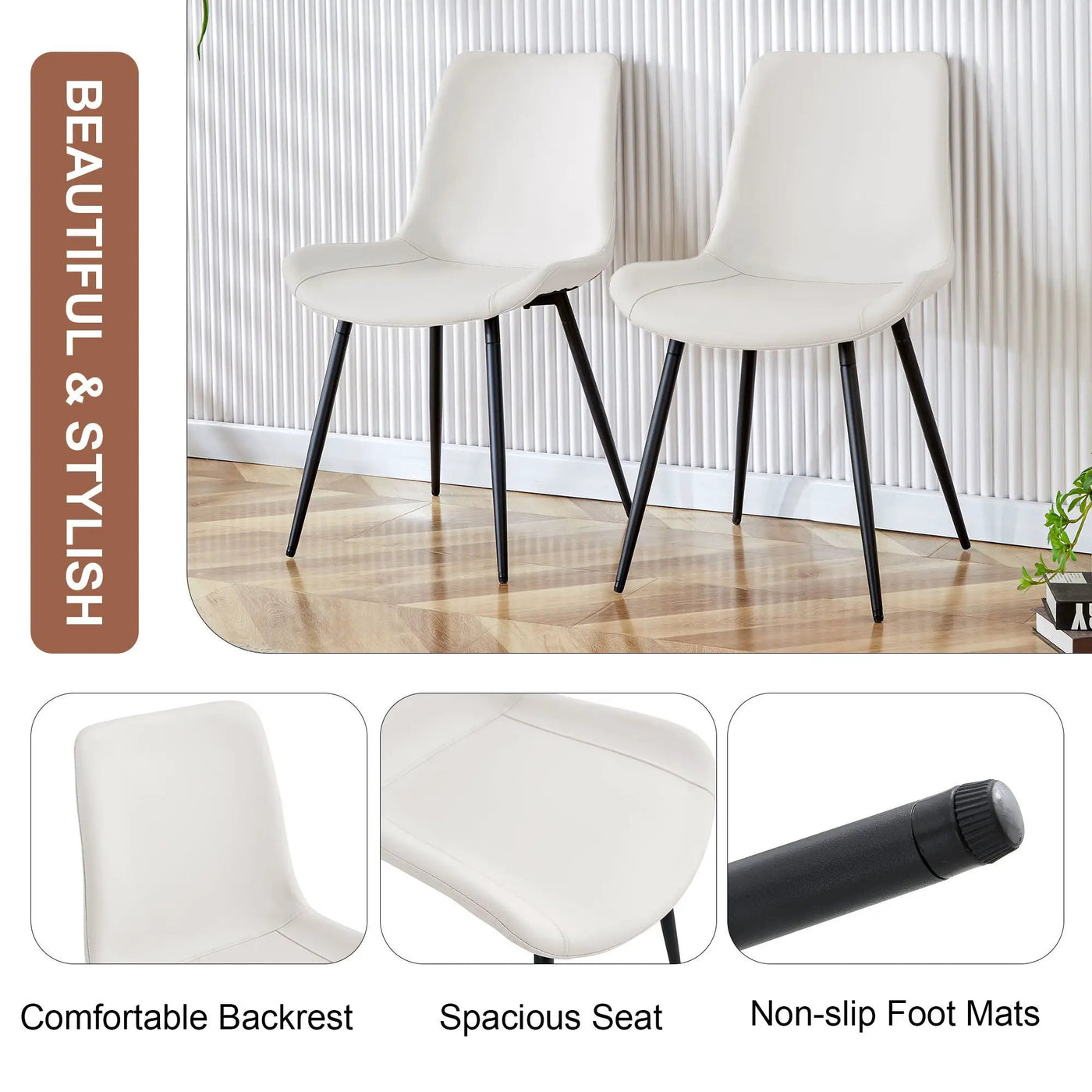 Modern Medieval Style Restaurant Cushioned Chairs With Suede Backrests by Unique Piece Furniture