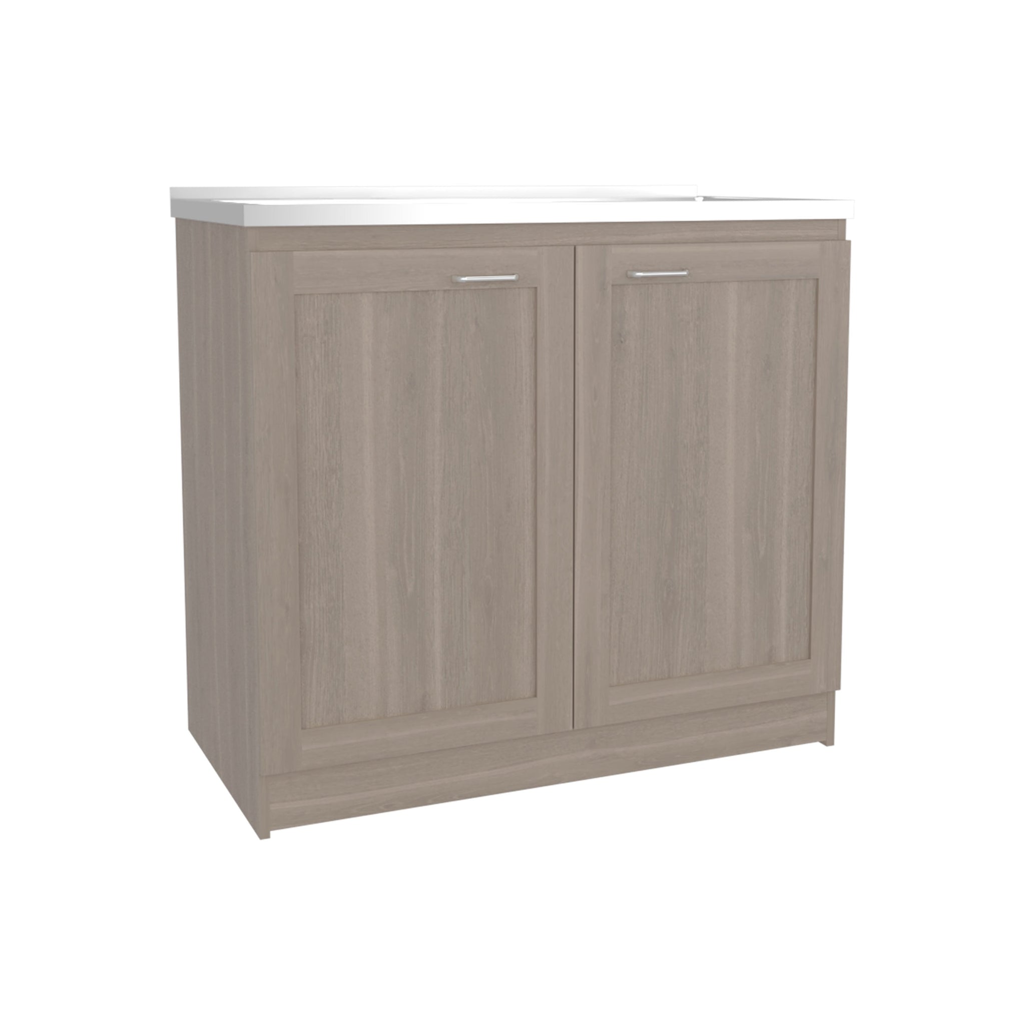 Utility Sink Cabinet 36" H, 2 Doors, 2 Shelves by HouseOfZazla