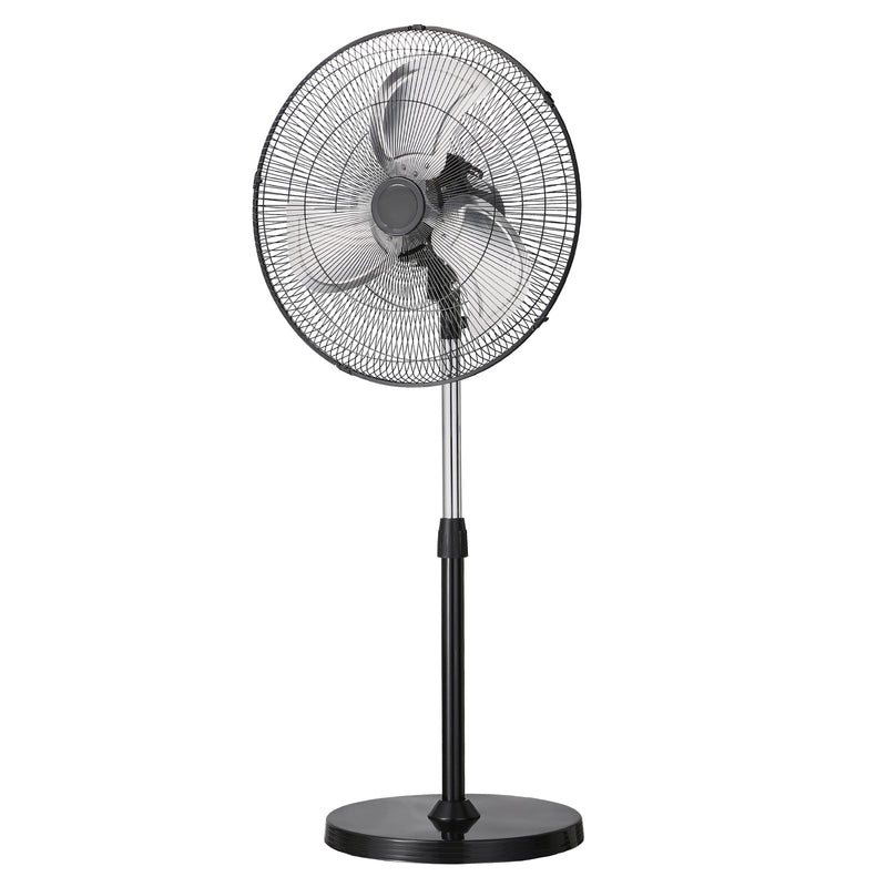 18" Industrial Pedestal Fan 3-Speed Oscillating Fan with Adjustable Height by HouseOfZazla