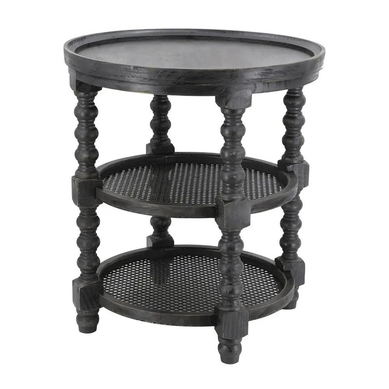 Round 3 Tiered Side Tabel, End Tabel For Lving Room Bedroom Entryway by HouseOfZazla
