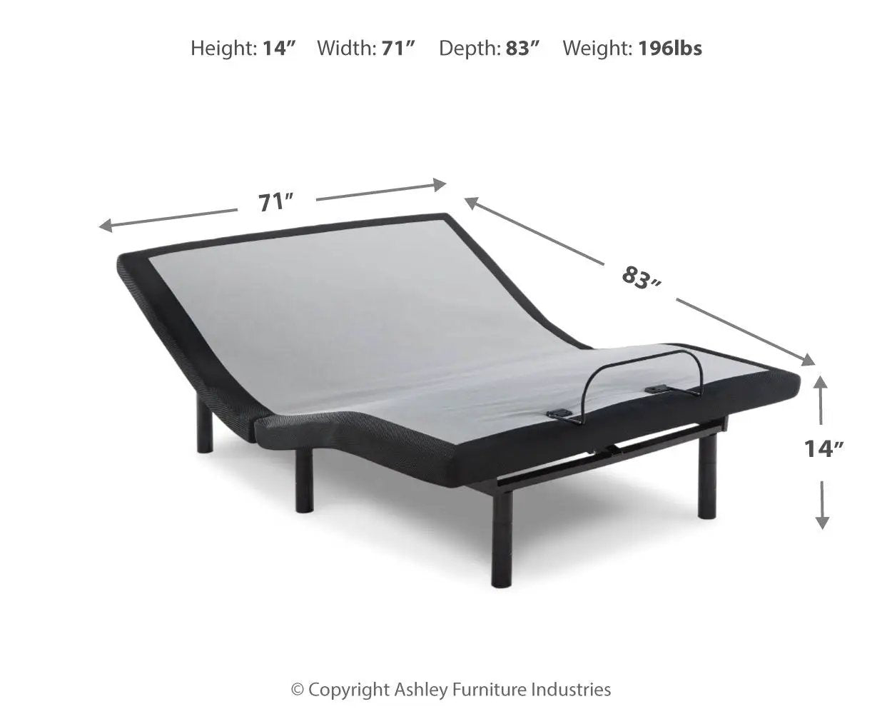 Head-Foot Model Best - Adjustable Base by Unique Piece Furniture