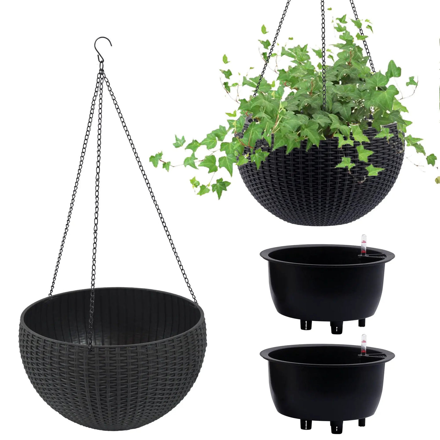 Self Watering Hanging Planter by HouseOfZazla