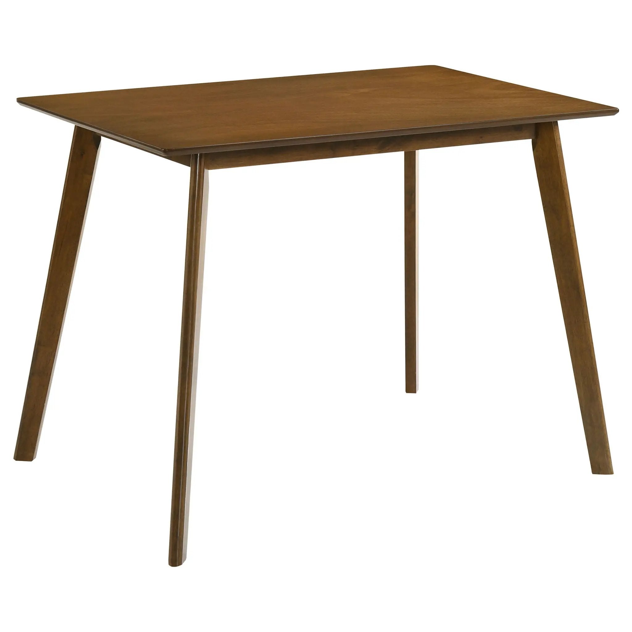 Aston - 5 Piece Counter Height Dining Set With Bent Backs And Upholstered Seats - Walnut by HouseOfZazla