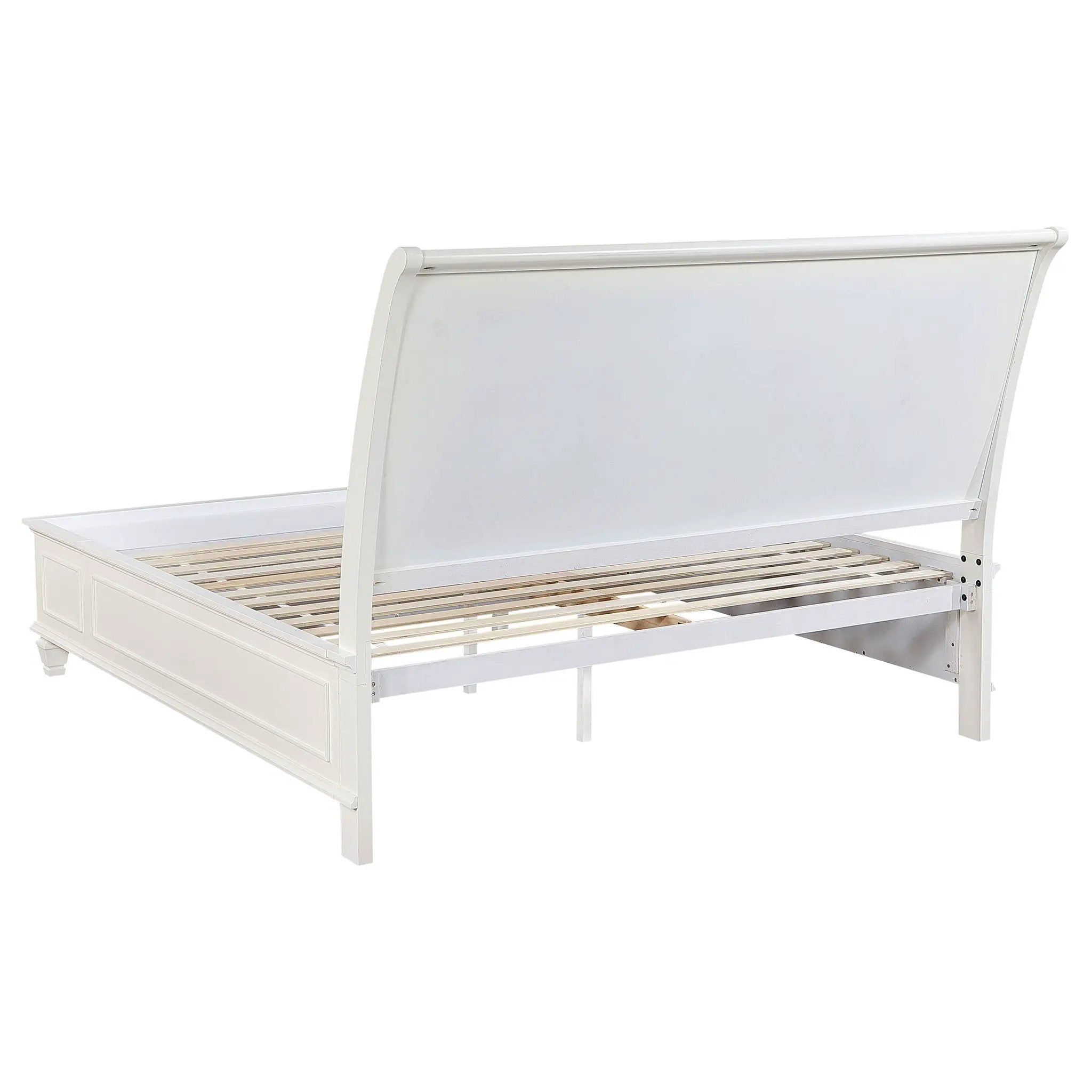 Sandy Beach 5-piece Eastern King Bedroom Set Cream White by Unique Piece Furniture