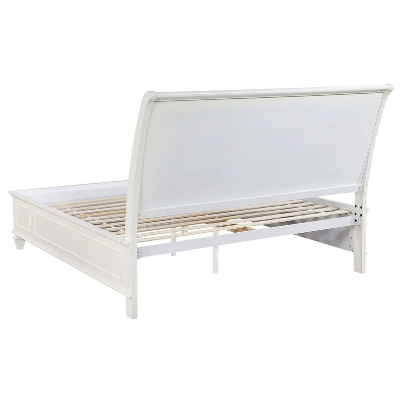 Sandy Beach 5-piece Eastern King Bedroom Set Cream White by Unique Piece Furniture
