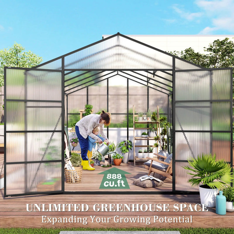 Gain Height Windproof house All Season Outdoor Garden Shelter by HouseOfZazla