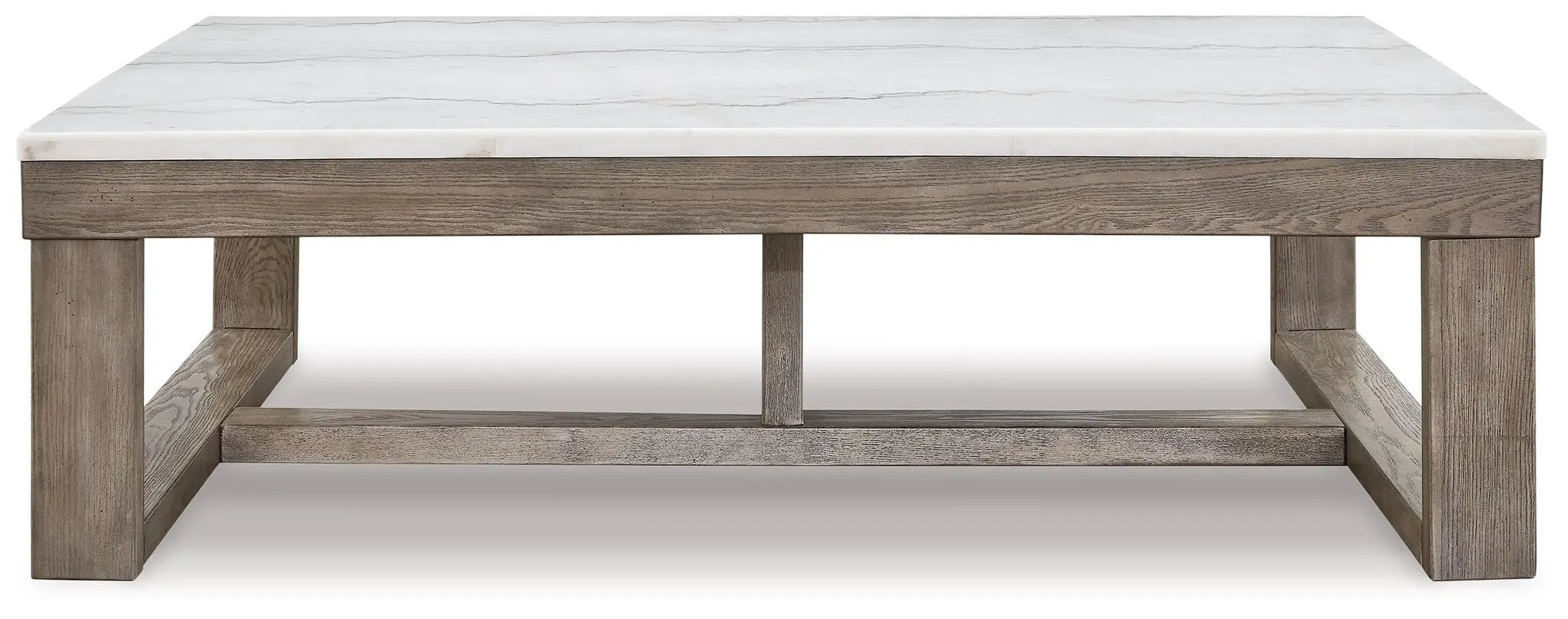Loyaska - Rectangular Cocktail Table - Brown / Ivory by Unique Piece Furniture