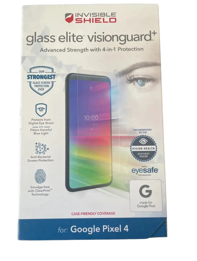 Invisible Shield Glass Elite Visionguard+ Screen Protector for Google Pixel 4 by Selzalot