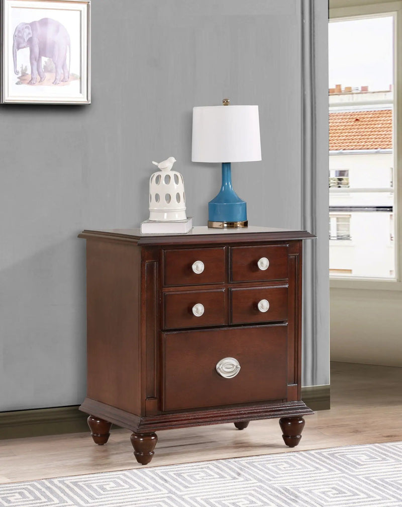 Summit - Nightstand - Cappuccino by Unique Piece Furniture
