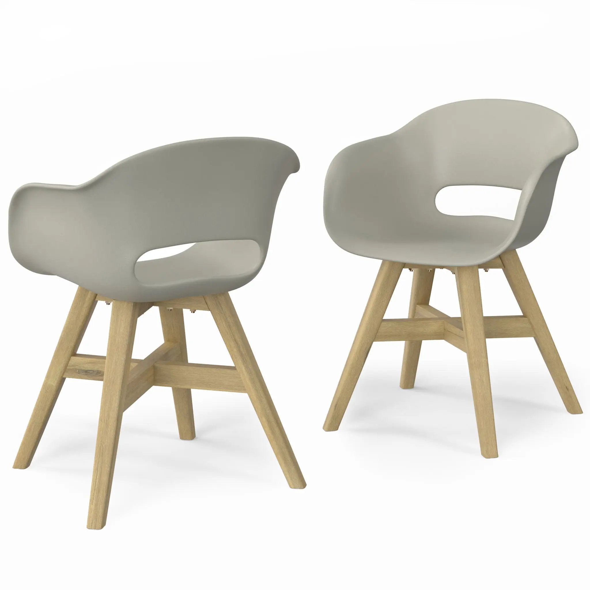 Kona - Outdoor Dining Chair In Plastic (Set of 2) by Unique Piece Furniture