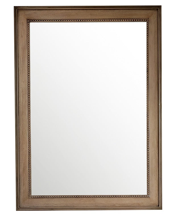 James Martin Bristol 29" Mirror, Whitewashed Walnut