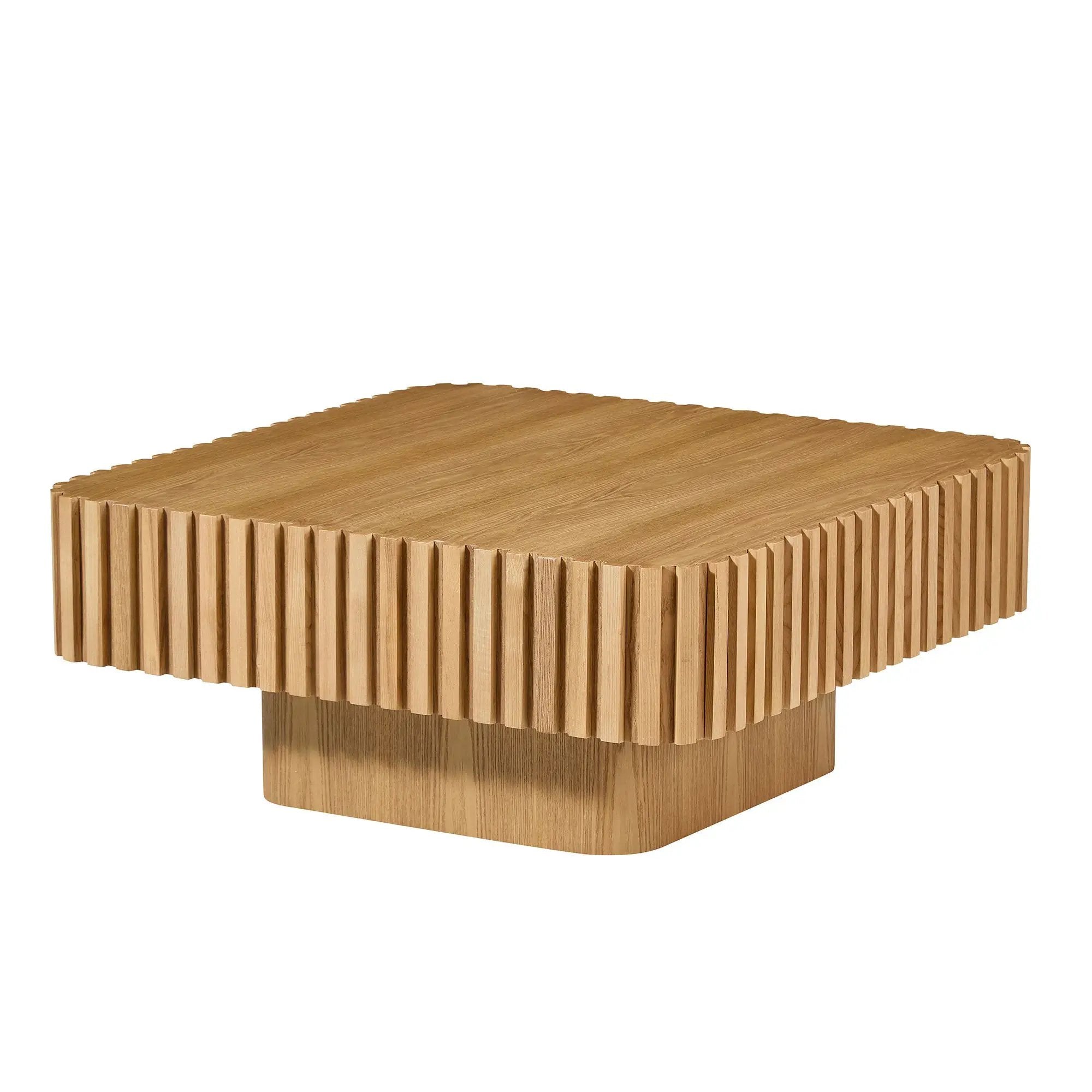 31.5 Inch Modern Handcraft Drum Coffee Table by HouseOfZazla