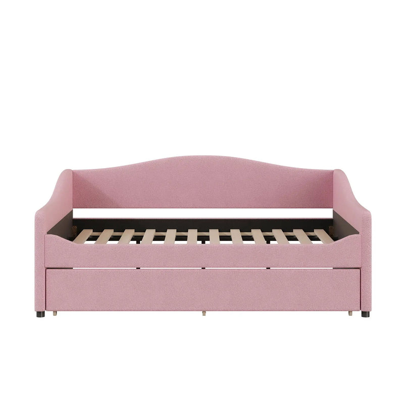 Upholstered Daybed With Light And Trundle by Unique Piece Furniture