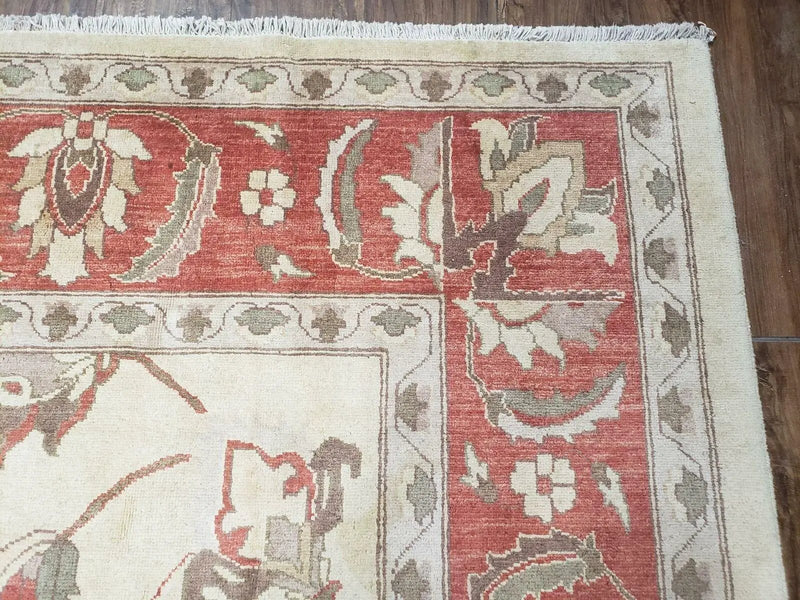 9' X 12' One-Of-A-Kind William Pak Peshawar Hand-knotted Wool Rug Nice by Jewel Rugs