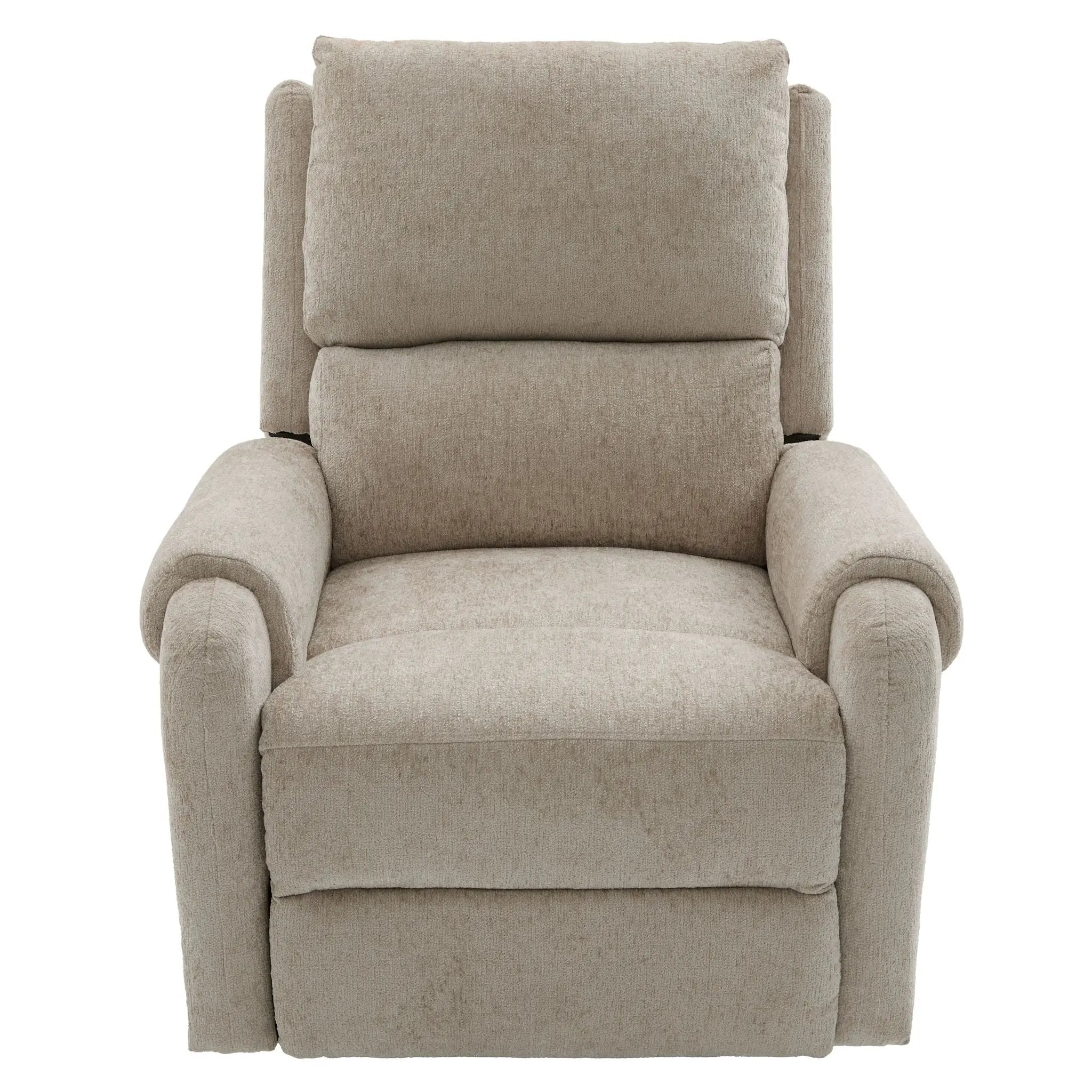 Manual Recliner Massage Chair With Swivel Rocker, 8 Massage Modes, Side Storage Pocket by Unique Piece Furniture