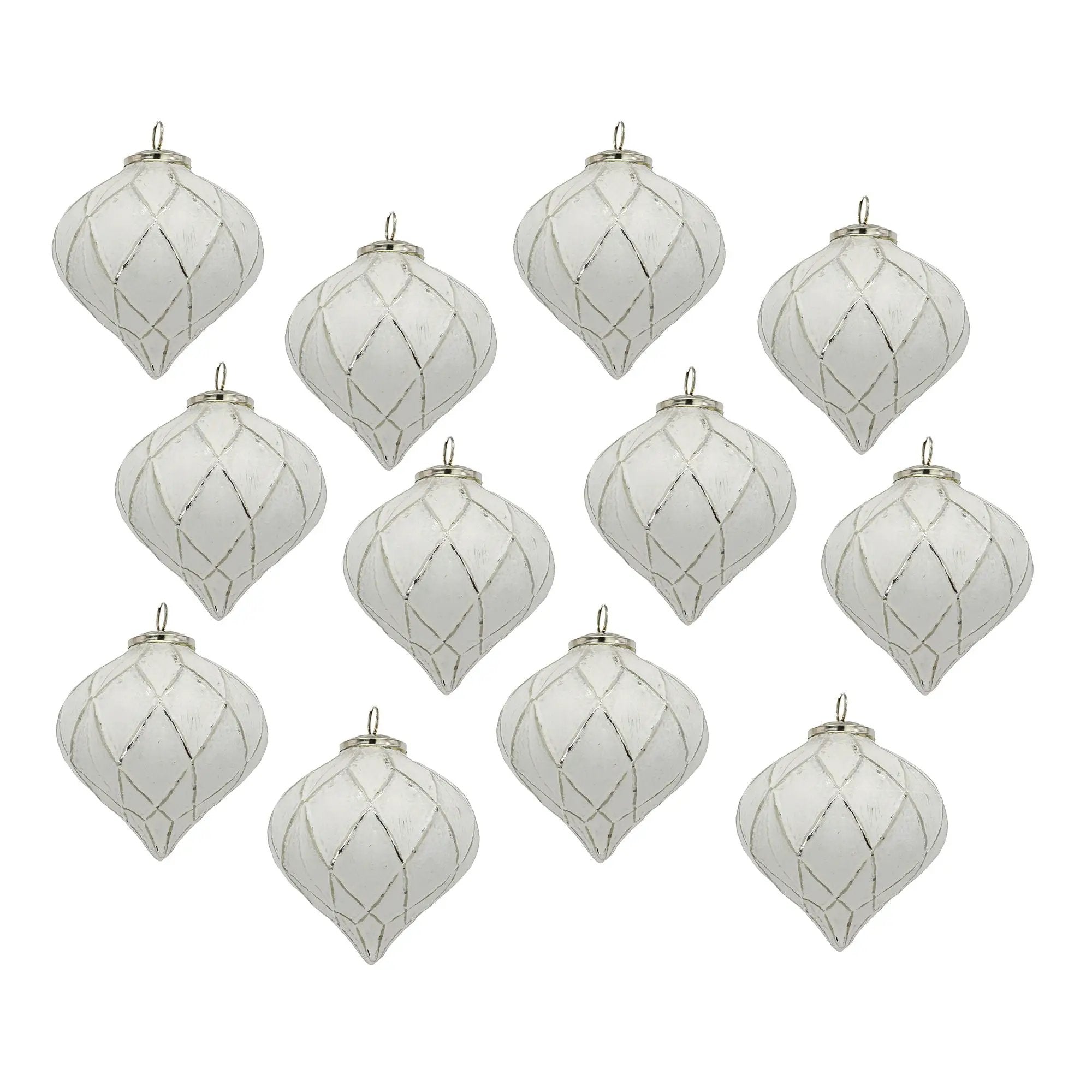 Christmas Ball Ornaments, Decorative Hanging Ball Christmas Tree Ornaments by HouseOfZazla