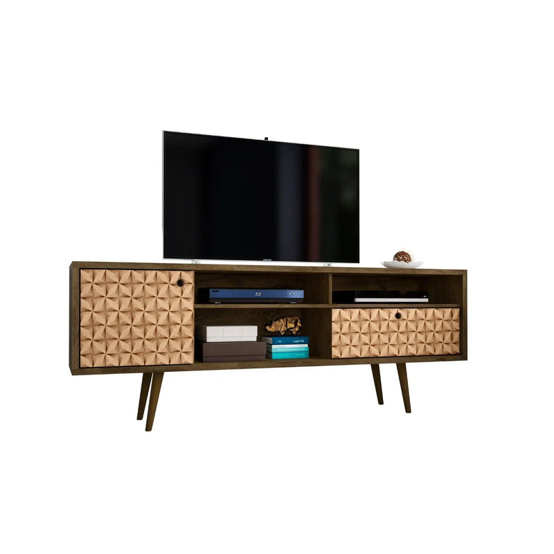 Liberty - TV Stand With 3 Open Shelves by HouseOfZazla