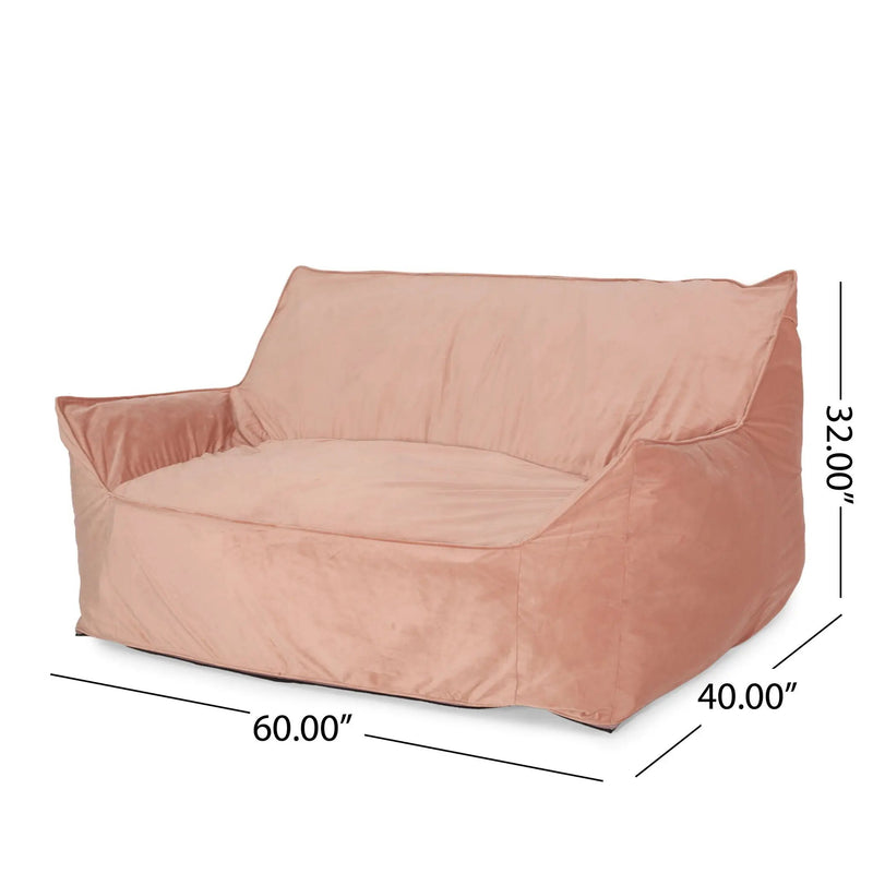 Fila - een Oversized Seater Bean Bag Chair With Armrests by Unique Piece Furniture