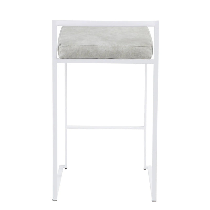 Fuji - Simple Elegance, Contemporary Stackable Counter Stool by HouseOfZazla