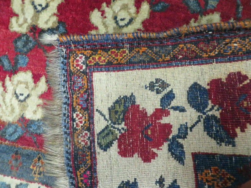 4' X 5' Semi Antique Handmade Fine Turkish Flowers Bouquet Wool Rug Nice by Jewel Rugs