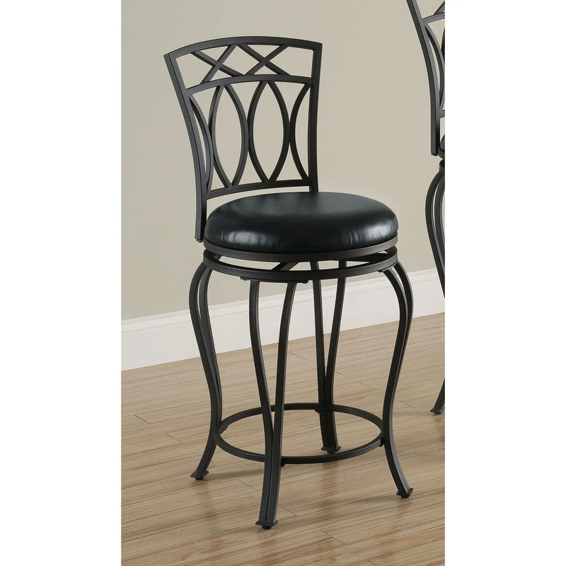 Swivel Stool With Upholstered Seat