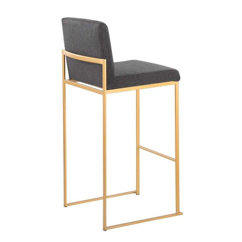 Fuji - Contemporary Design High Back Barstool by HouseOfZazla