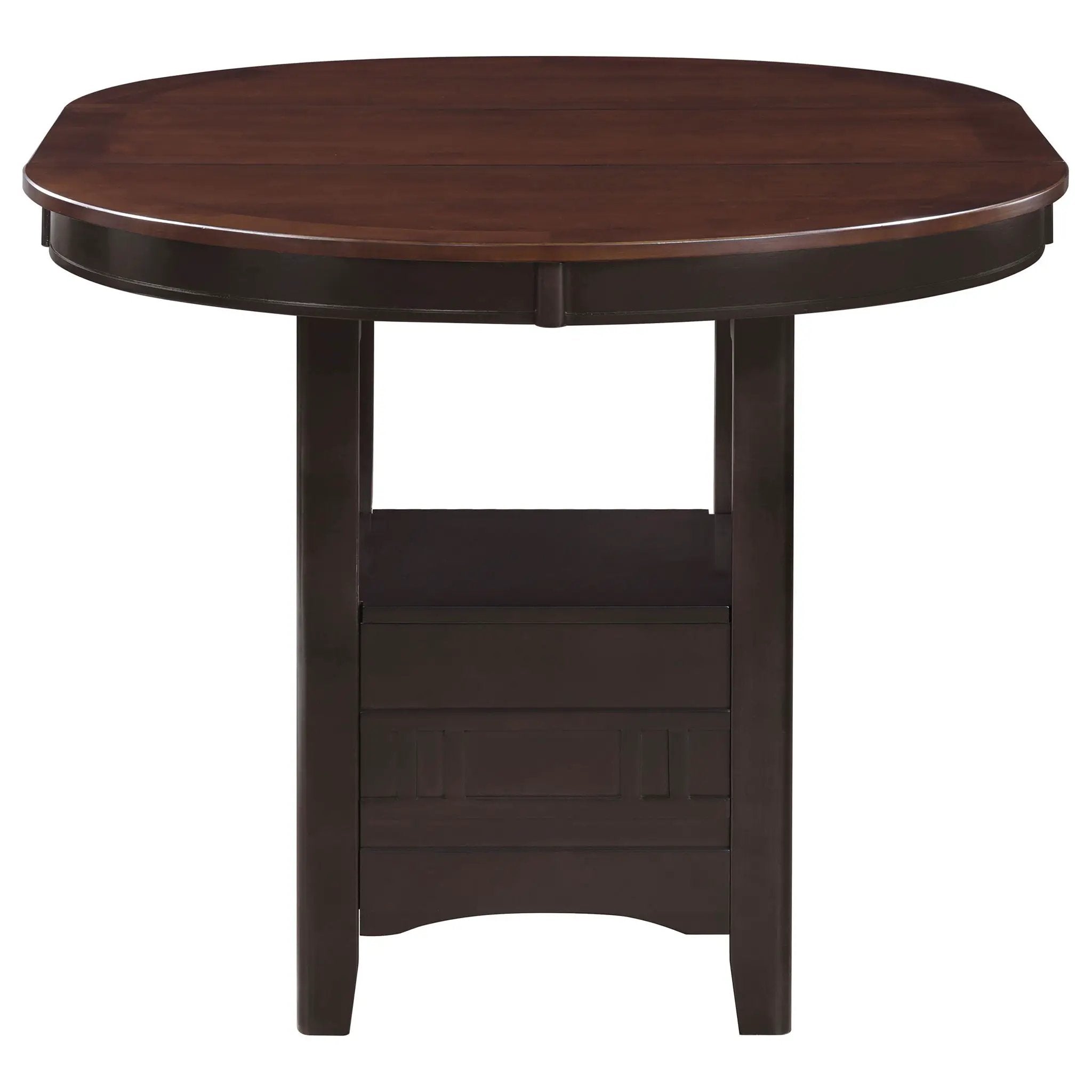 Lavon 5-piece Oval Counter Height Dining Set Light Chestnut by Unique Piece Furniture