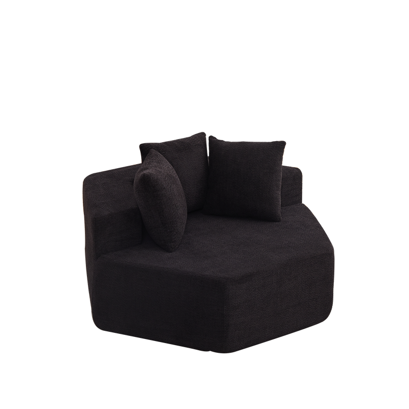 54-inch Modern-style Hexagonal Single Lounge Chair by HouseOfZazla