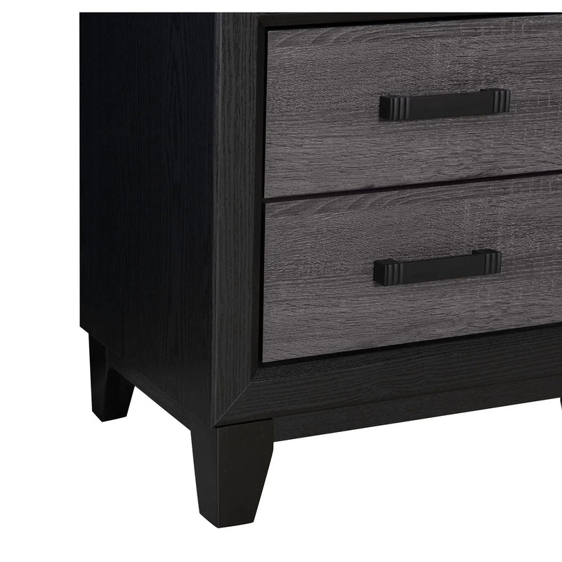 Soluto - Nightstand - Gray / Black by Unique Piece Furniture