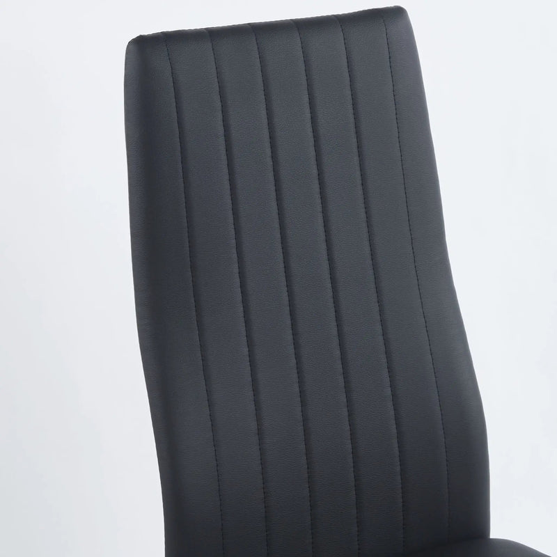 Dining Chair (Set of 4) - Golden Black