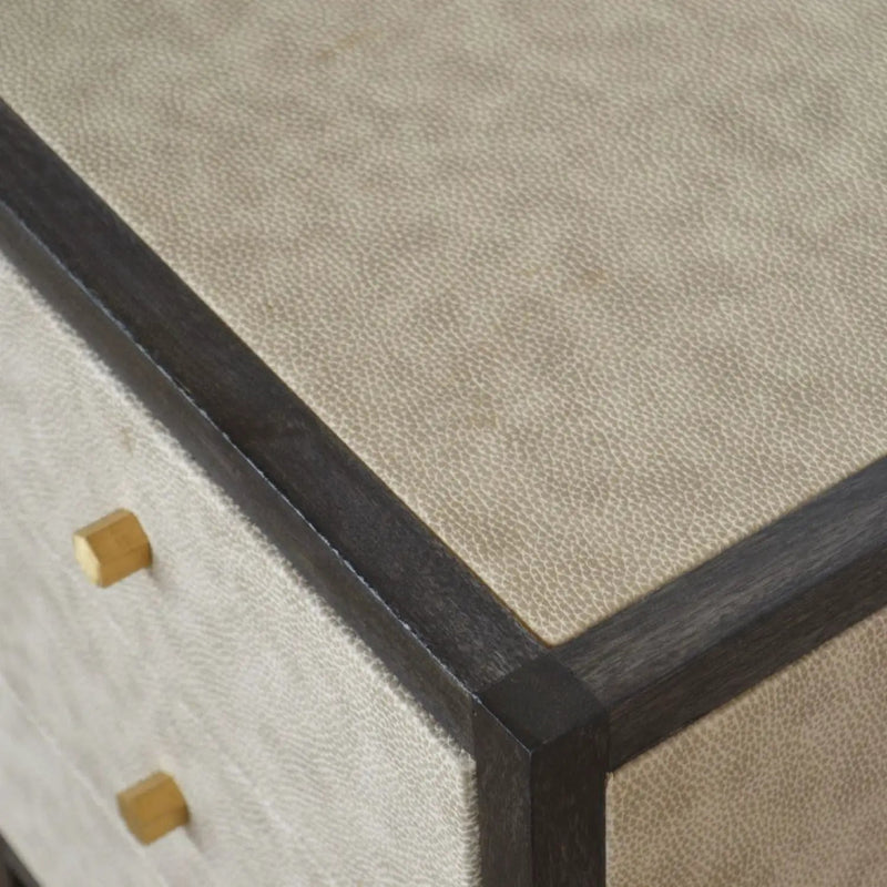 Nightstand, 3 Drawer - Black by HouseOfZazla