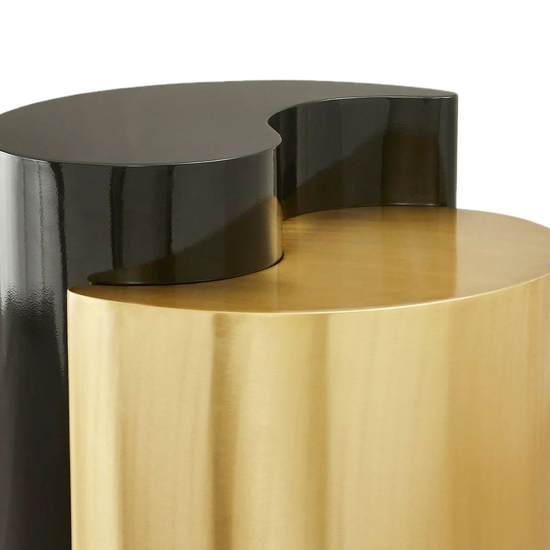 Ying Yang - Coffee Table - Gold / Black by HouseOfZazla