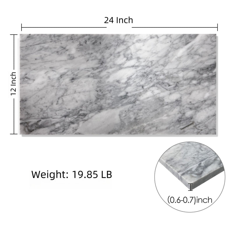 Natural Marble Polished Tile For Wall And Floor (Set of 4) by HouseOfZazla