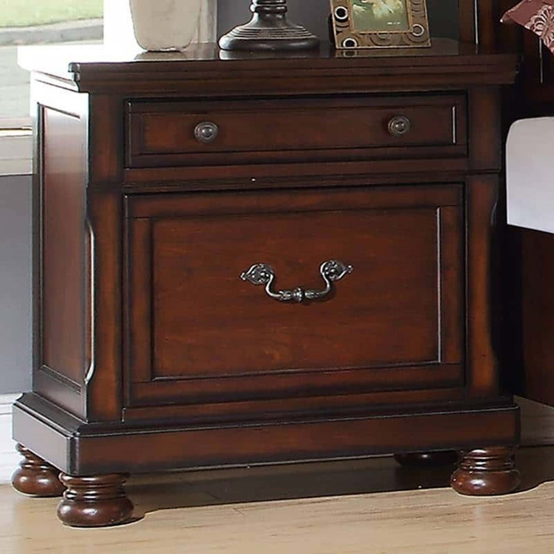 3 Piece Bedroom Set, Bed With 2 Nightstands by HouseOfZazla