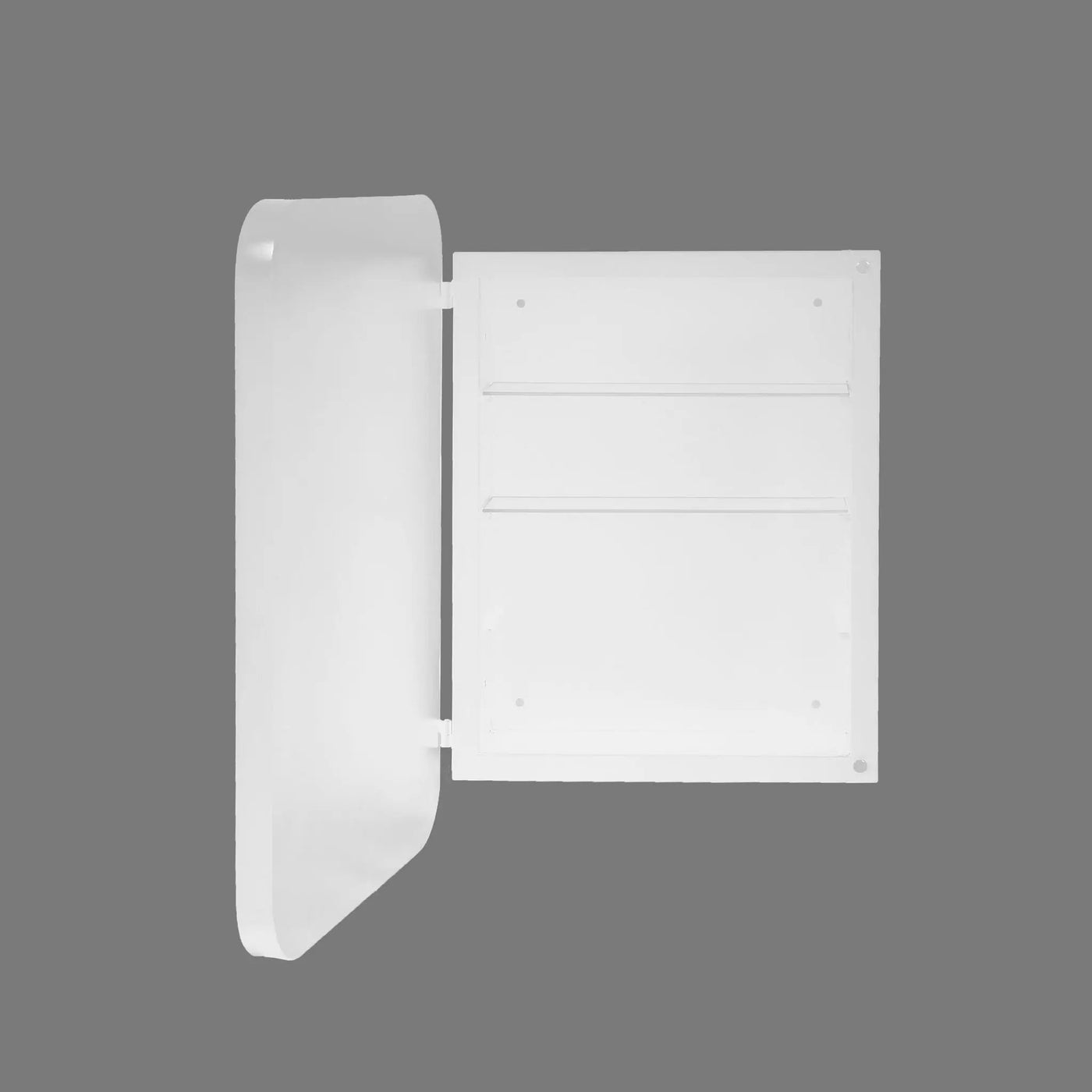 Recessed Metal Framed Medicine Cabinet With Mirror And Adjustable Shelves Wall Mirror With Storage For Bathroom by HouseOfZazla