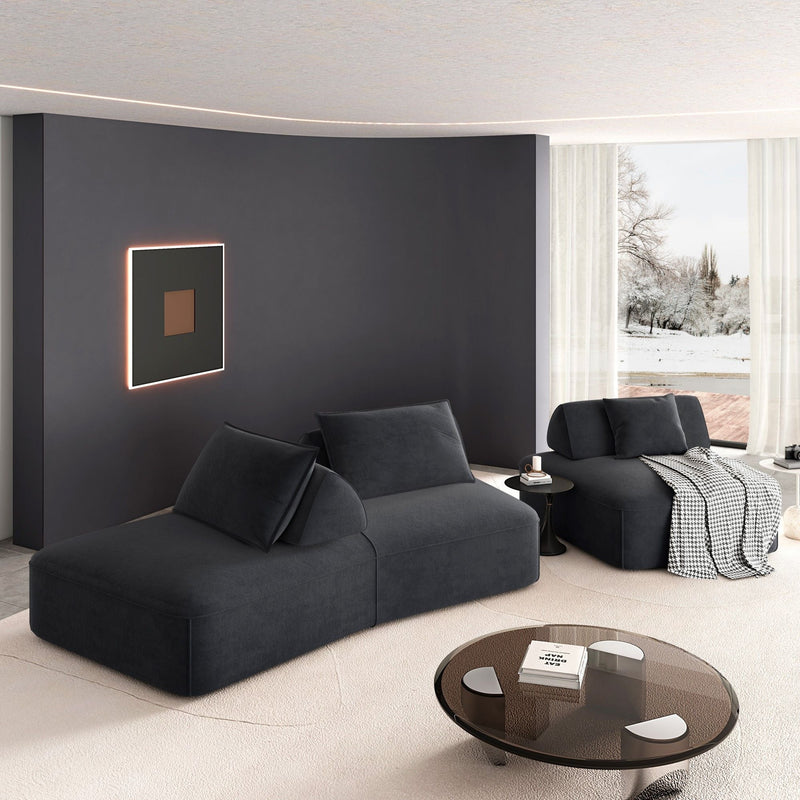 Modern Luxury Oversized Modular Sectional Sofa Set by HouseOfZazla
