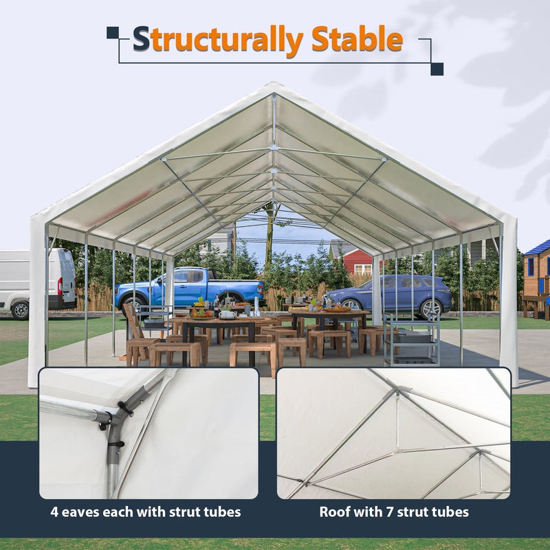 20x40FT Party Tent Heavy Duty, Large Wedding Event Shelters by HouseOfZazla